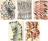 Arman, Doctor's Special (O. & M. 247), 1977, The complete set of five lithographs in colors, on Arches paper, the full sheets, contained in the original paper folio with printed title