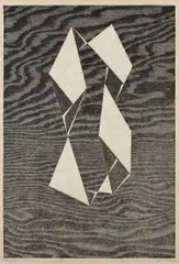 Josef Albers, Astatic (D. 116), 1944, Woodcut from plywood, on Japanese nacre kozo paper, with full margins