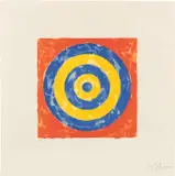 Jasper Johns, Target (ULAE 35, S. 71), 1967, Lithograph in colors, on J. Whatman paper, with full margins