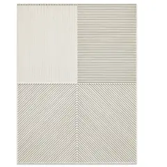 Sol LeWitt, Maquette for Project (Wall Project, Chicago, Illinois), 1983, White painted wood multiple