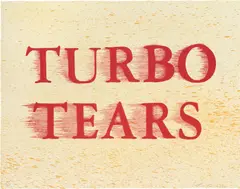 Turbo Tears by Ed Ruscha, 2020, Lithograph in colors, on grey Rives BFK paper, the full sheet, offered Apr 2023