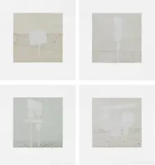 Blank Signs by Ed Ruscha, 2004, The complete set of four etchings with aquatint in colors, on Magnani Pescia paper, with full margins, with title page a, sold Apr 2023