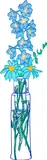 Tom Wesselmann, Delphinium and Daisies (W.P.I. E19), 1989-1992, Alkyd oil in colors, on cut out steel relief