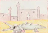 Francesco Clemente, Untitled, 1999, Pastel drawing in colors, on wove paper
