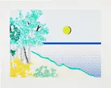 Roy Lichtenstein, Titled (C. 307), 1996, Screenprint in colors, on Coventry Rag paper, with full margins