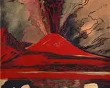 Vesuvius (F. & S. 365) by Andy Warhol, 1985, Screenprint in colors, on Arches 88 paper, the full sheet, sold Apr 2023