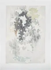Jim Hodges, Winter Speaks, 2015, Screenprint in colors on hand-cut glassine paper, tipped onto intaglio and screenprint on white wove paper