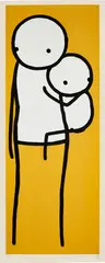 Stik, Single Mum, 2011, Screenprint in colours, on buff Somerset paper, with full margins