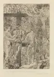 James Ensor, La reine Parysatis (Queen Parysatis) (T. 116, E. 121), 1899, Etching, on simili-Japan laid paper, with margins