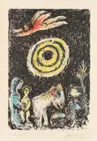 Soleil d'hiver (Winter Sun) (M. 716) by Marc Chagall, 1974, Lithograph in colors, on wove paper, with full margins, sold Apr 2023