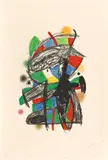 Arlequin enturbanné (Harlequin's Turban) (M. 1196) by Joan Miró, 1980, Lithograph in colors, on Arches paper, with full margins, sold Apr 2023