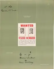A Poster within a Poster (S. 588) by Marcel Duchamp, 1963, Offset lithograph in colors, on wove paper, the full sheet, folded (as issued), sold Apr 2023