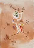Joan Miró, Record d'una fuga de Bach (Memory of a Fugue by Bach), plate 2 from Joan Miró. Gravats 5 Poemes. Joan Salvat-Papasseit (D. 713, see C. bks 179), 1974, Etching and aquatint in colors with embossing, on Arches paper, with full margins