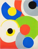 Sonia Delaunay, Poésie de mots, poésie de couleurs (The Poetry of Words, The Poetry of Colors): one plate