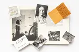 Meret Oppenheim, Group of seven photographs, gallery invitations and periodicals