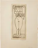 Louise Bourgeois, Femme Maison (see MoMA 548.2), 1984, Photogravure, on Arches paper, with full margins