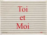 Louise Bourgeois, Toi et moi (MoMA 151), 2006, Screenprint in black and red, on woven fabric, the full sheet