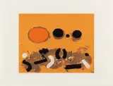 Orange Oval (A.A.A. 72) by Adolph Gottlieb, 1972, Screenprint in colors, on wove paper, with full margins, sold Apr 2023