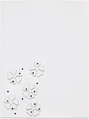 Six Nails by Richard Tuttle, 2005, Enamel and steel multiple with six nails, contained in the original Styrofoam portfolio, offered Apr 2023
