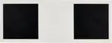 Ellsworth Kelly, Two Blacks and White (G. 459, A. 86), 1973, Screenprint with embossing, on Arjomari paper, with full margins