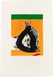 Untitled, from the Basque Suite (E. & B. 83) by Robert Motherwell, 1971, Screenprint in colors, on J.B. Green paper, with full margins, sold Apr 2023