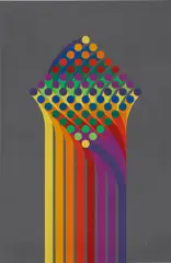 16 COULEURS by Julio Le Parc, c. 1975-1979, Screenprint in colors, on wove paper, the full sheet, sold Apr 2023