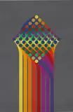 Julio Le Parc, 16 COULEURS, c. 1975-1979, Screenprint in colors, on wove paper, the full sheet