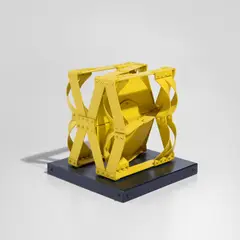 Templo Solar (Solar Temple) by Édgar Negret, 1985, Painted aluminum multiple, sold Apr 2023