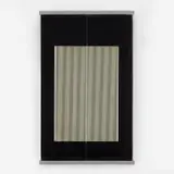 Jesús Rafael Soto, Piège de lumière (Light Trap) (V. p. 242), 1965, Painted wood multiple with screenprint and nylon thread