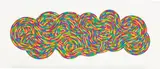 Whirls and Twirls (color) (K. 2005.03) by Sol LeWitt, 2005, Linocut in colors, on Somerset paper, with full margins, sold Apr 2023