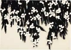 Mimosas (R. p. 207) by Donald Sultan, 2008, Screenprint in colors, on wove paper, the full sheet, sold Apr 2023