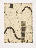 Caio Fonseca, Untitled, 1998, Etching, on Chine collé to wove paper, with full margins