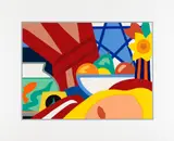 Tom Wesselmann, Still Life with Blonde (W.P.I. P992), 1999, Screenprint in colors, on Museum Board, with full margins