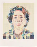 Chuck Close, Leslie, 1986, Woodcut in colors, on Echizen Kozo Nimai Suki paper, with full margins,