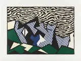Roy Lichtenstein, Morton A. Mort, from Expressionist Woodcut Series (G. 886, C. 178)