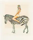 Mel Ramos, Zebra (H. 88), 1979, Lithograph in colors, on Somerset paper, with full margins