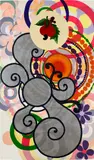 Beatriz Milhazes, O Sabado (The Saturday), 2000, Screenprint in colors, on Coventry Rag paper, the full sheet
