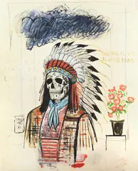 Wes Lang, Dear Comrade, 2012, Archival pigment print in colors, on wove paper, the full sheet