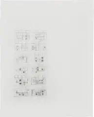 Jennifer Bolande, Appliances, 1999, Graphite drawing, on vellum, framed