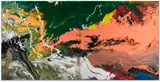 (P-15) Flow by Gerhard Richter, 2013/2016, Chromogenic print, flush-mounted to aluminum with metal strainer on the reverse (as issued), sold Apr 2023
