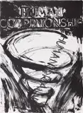 Bruce Nauman, Human Companionship, Human Drain, from Eight Lithographs to Benefit the Foundation for Contemporary Performance Arts, Inc., 1981, Lithograph, on Rives BFK paper, the full sheet