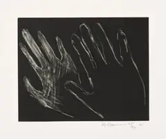 Bruce Nauman, Untitled (Hands), 1990-1991, Etching and aquatint, on wove paper, with full margins