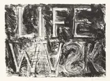 Bruce Nauman, Life Mask (G. 941, C. 41), 1981, Lithograph, on Arches paper, with full margins