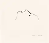 Bruce Nauman, Untitled (Head) (see C. 69), 1989-1990, Drypoint, on Arches paper, with full margins