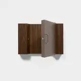 Richard Artschwager, Door (A. pp. 28-29), 1987, Formica and wood multiple with metal hardware
