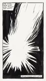 Untitled (For once, your eyes will follow the light.) by Raymond Pettibon, 1987, Ink drawing, on wove paper, sold Apr 2023