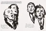 Raymond Pettibon, Untitled (The wind whispers them), from Plots on Loan