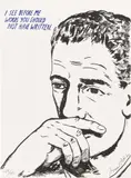 Raymond Pettibon, Untitled (I see before me...), 2002, Lithograph, on wove paper, the full sheet
