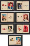 Jack Pierson, Twilight: seven plates, 2011, The set of seven collaged screenprints and archival pigment prints with gold leaf, on Sunset Cotton etching paper, the full sheets, with colophon