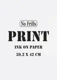 Michael Landy, Untitled Print, 2007, Screenprint, on wove paper, with full margins